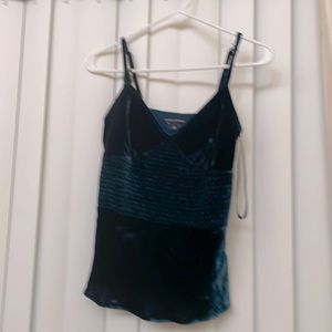 Velvet dressy tank top